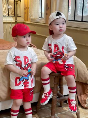 Ảnh của Set bộ siêu nhân nhện quần đỏ