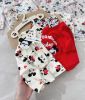Ảnh của Set 2 bộ hoạ tiết mickey đỏ be