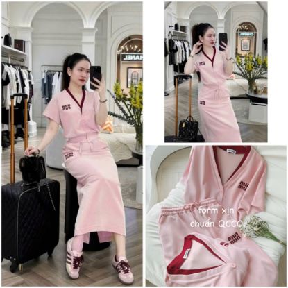 Ảnh của SET MIN MIN PHỐI CỔ V THÊU