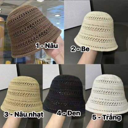 Ảnh của Mũ đan Vintage mùa hè