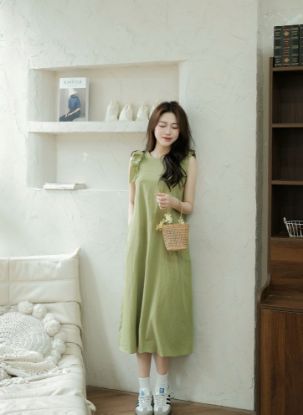 Ảnh của Váy suông cốm tay bèo