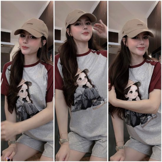 Ảnh của Set bộ ghi cô gái đội mũ