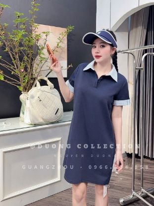 Ảnh của Váy Polo than cổ kẻ