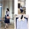 Ảnh của Set sơ mi cổ đức chân váy xoè