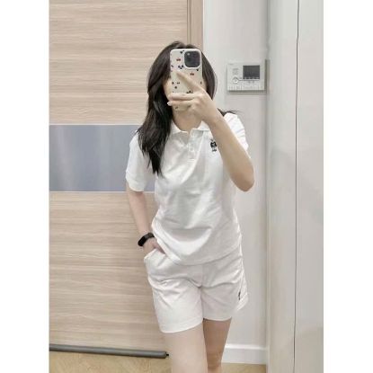 Ảnh của Set bộ Polo trắng thêu gấu