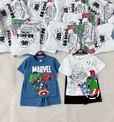 Ảnh của Set 2 bộ Marvel trắng xanh