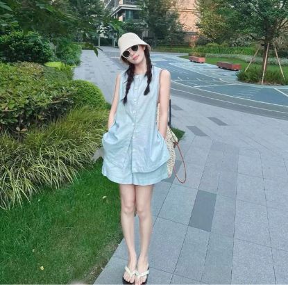 Ảnh của Set bộ ba lỗ đũi xanh