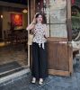 Ảnh của Set áo màu be chấm bi mix quần suông