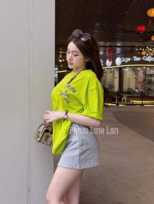 Ảnh của Set áo adv cốm mix cv ghi