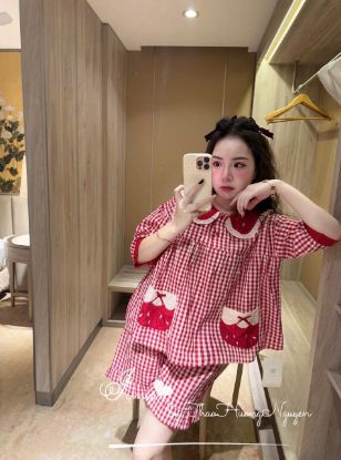 Ảnh của Set bộ pzm kẻ đỏ túi
