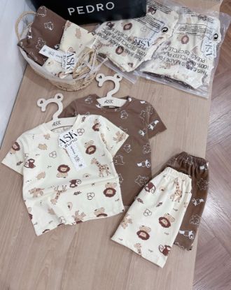 Ảnh của Set 2 bộ Animals nâu be
