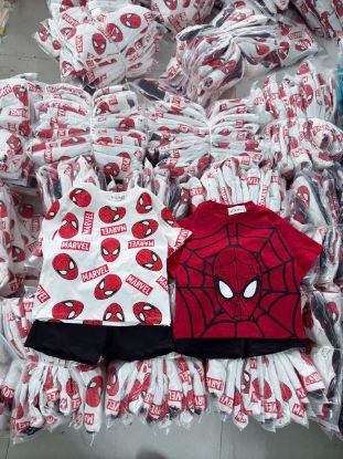 Ảnh của Set 2 bộ siêu nhân Marvel đỏ trắng