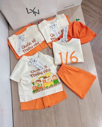 Ảnh của Sét 3 món Áo + quần + mũ lá mầm