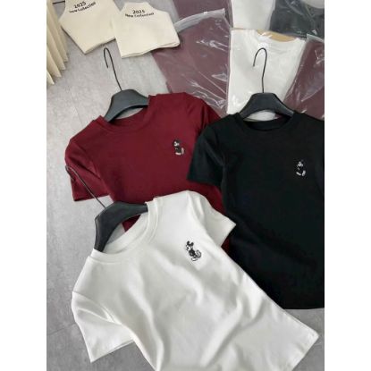 Ảnh của Set 3 áo díp thêu mickey đỏ đen trắng