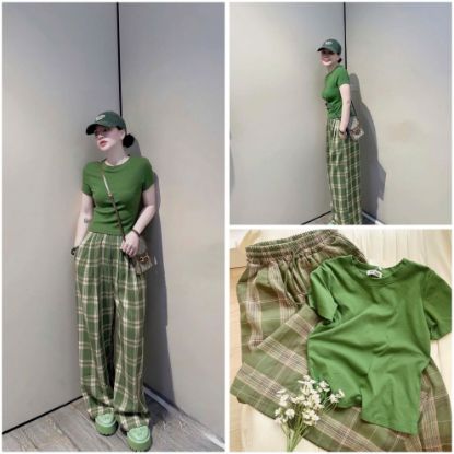 Ảnh của SET KẺ QUẦN 2 LI XANH RÊU
