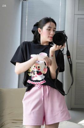 Ảnh của Set bộ baby quần đùi hồng