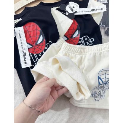 Ảnh của Set bộ siêu nhận nhện quần be