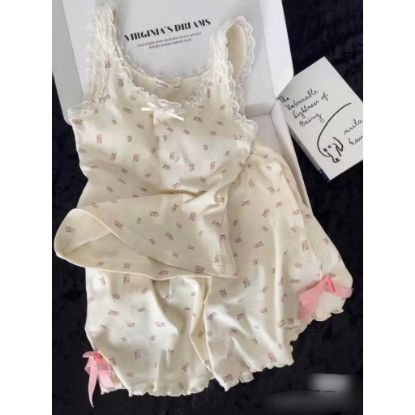 Ảnh của set bộ hoa 2s phối ren