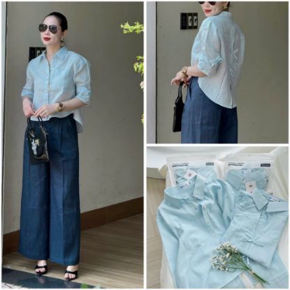 Ảnh của ÁO SƠ MI GU ĐÍNH NƠ SAU