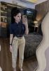 Ảnh của Quần bagy jean thêu chữ LV