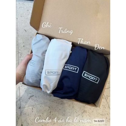 Ảnh của Set 4 áo ba lỗ thông hơi