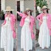 Ảnh của Set 3CT áo sơ mi hồng mix áo 2S CV xoè