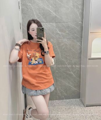 Ảnh của Áo phông cam hình gấu