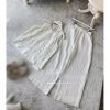 Ảnh của Set áo ren cổ đá mix quần suông