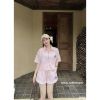 Ảnh của Set bộ sơ mi kẻ hồng