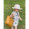 Ảnh của Set hoạ tiết xanh quần trắng