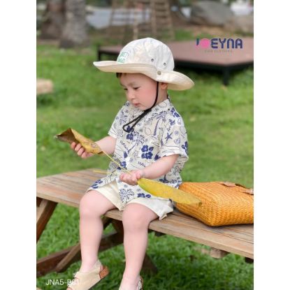 Ảnh của Set hoạ tiết xanh quần trắng