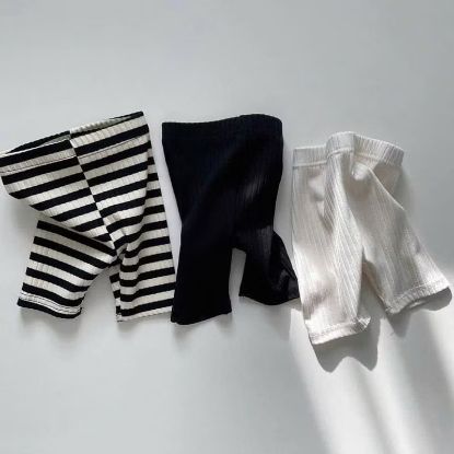 Ảnh của Set 3 quần legging kẻ đen trắng