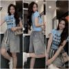 Ảnh của Set áo phồn KEEP mix quần jean