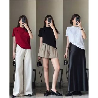 Ảnh của Set 3 áo díp cổ trong thêu ngựa