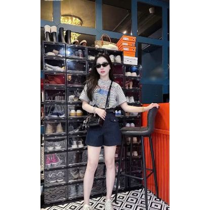 Ảnh của SET QUẦN JEANS NẮP TÚI ÁO KẺ