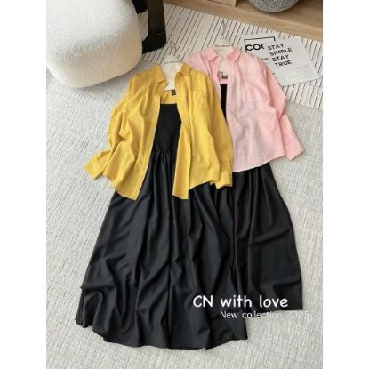 Ảnh của Set váy 2S mix áo sơ mi